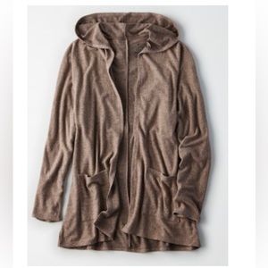 American Eagle Hooded Cardigan